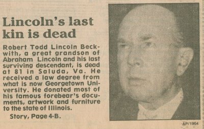 Robert Todd Lincoln Beckwith