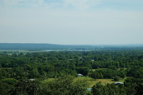 Dyer, Arkansas view from mountain