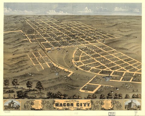 Albert Ruger - View of Macon - 1869 - 001