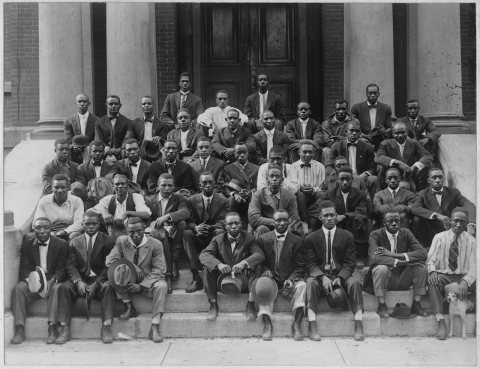 Marshall, Saline County, Missouri in the war. Forty-seven [African American] men who left for Camp