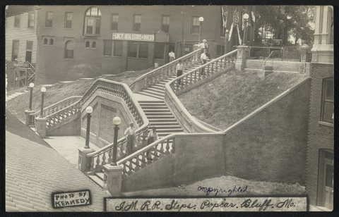 I. M. R.R. [Iron Mountain Railroad] steps