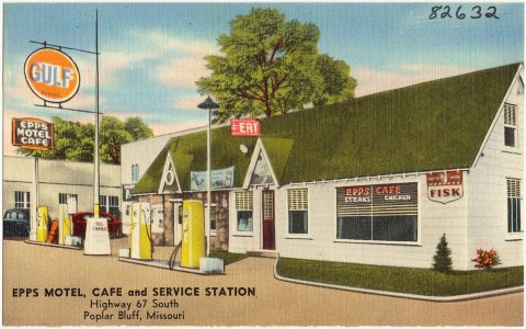 Epps Motel, Café and Service Station, Highway 67 south Poplar Bluff, Missouri (82632)