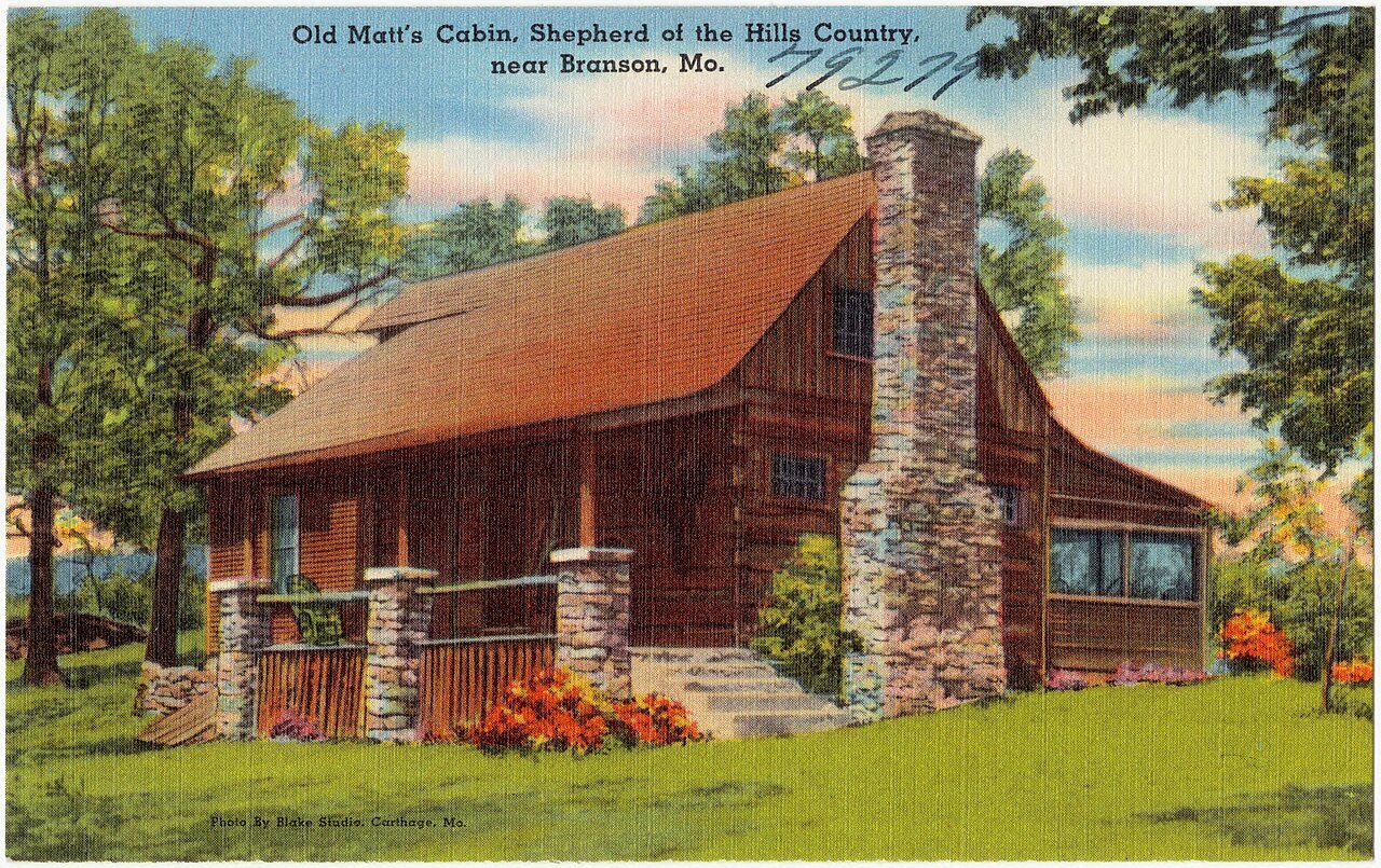 Old Matt's Cabin, Shepherd of the Hills Country, near Branson, Mo (79279)