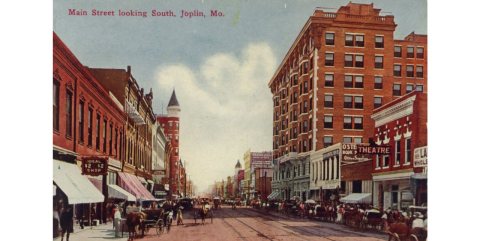 Main Street Looking South, 300 block 1909