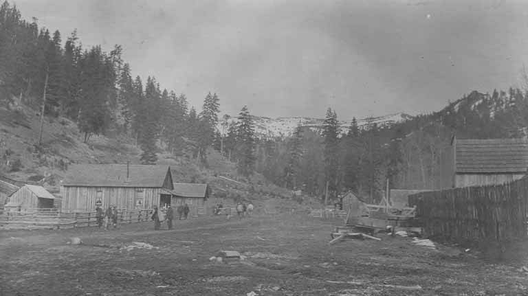 Meagersville Settlement at Liberty, April 9, 1913