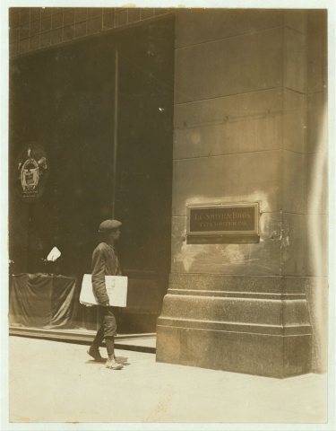 A young messenger. Location: St. Louis, Missouri