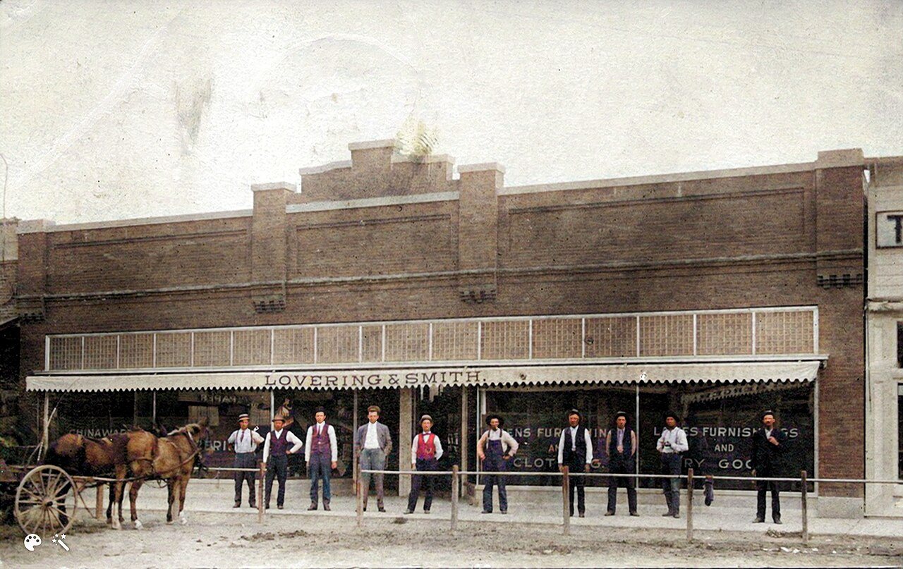 Lovering and Smith Store Joliet Montana about 1911