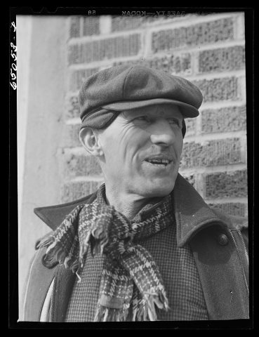 Jordan, Montana. Rancher in town