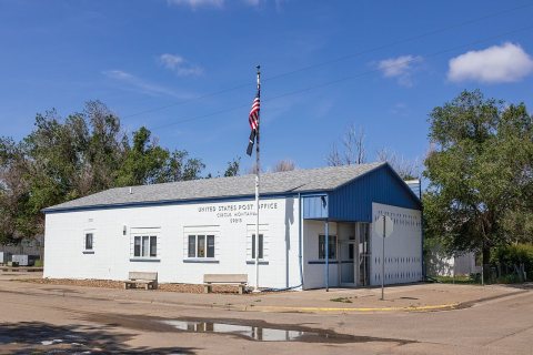 Circle MT USA June 16 2025 - United States Post Office in downtown