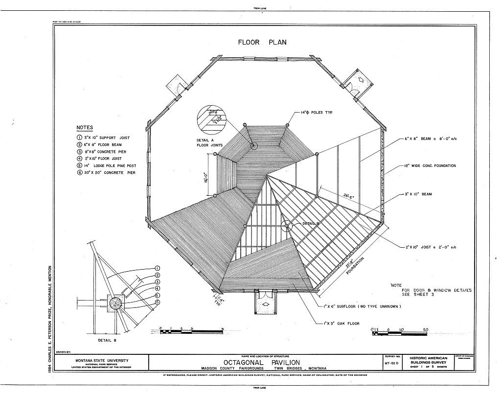 Madison County Fairgrounds, Octagonal Pavilion