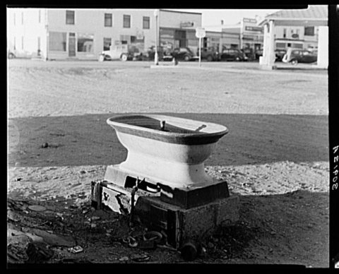 Plentywood, Montana. Water trough