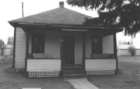 Morr House in 1991, NRHP