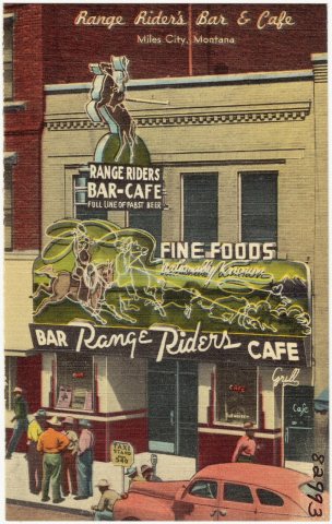 Range Rider's Bar and Café, Miles City, Montana (82993)