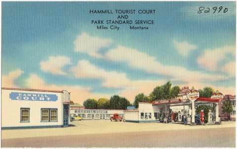 Hammill Tourist Court and Park Standard Service, Miles City, Montana (82990)