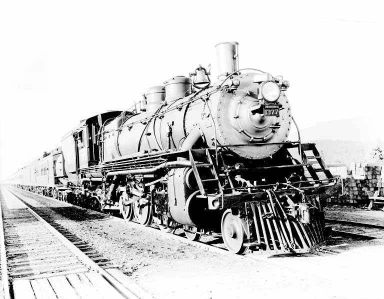 Great Northern Railway Oriental Limited train, west of Whitefish, Montana, ca. 1930