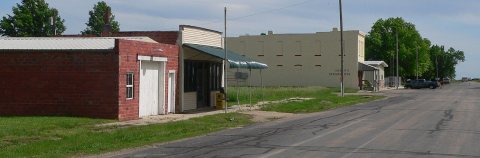 Virginia, Nebraska 4th St from 1st Ave 1