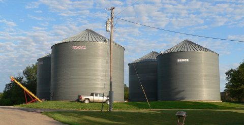 Sholes, Nebraska grain bins 2