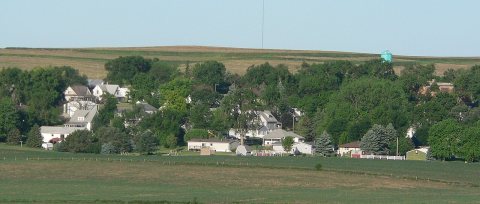 Carroll, Nebraska S end from E