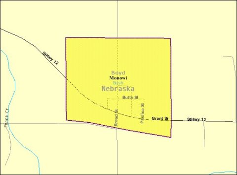 Detailed map of