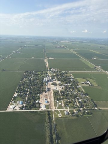 Benedict, Nebraska aerial 2026