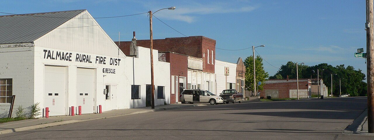 Talmage, Nebraska Main from Second 1