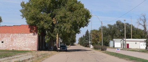 Ong, Nebraska downtown from S 1