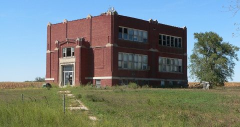 Primrose, Nebraska abandoned school 1