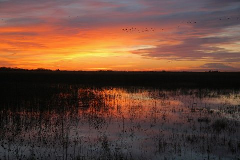 Sunset at Funk WPA, NE