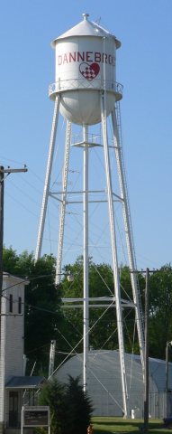 Dannebrog, Nebraska water tower