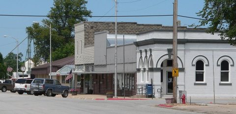 Bruning, Nebraska downtown 2