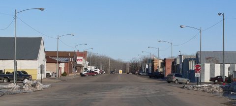 Cedar Rapids, Nebraska Main St E of 4th St