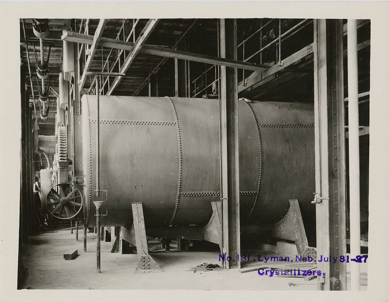 Nebraska - Lyman - factory - construction, 1927