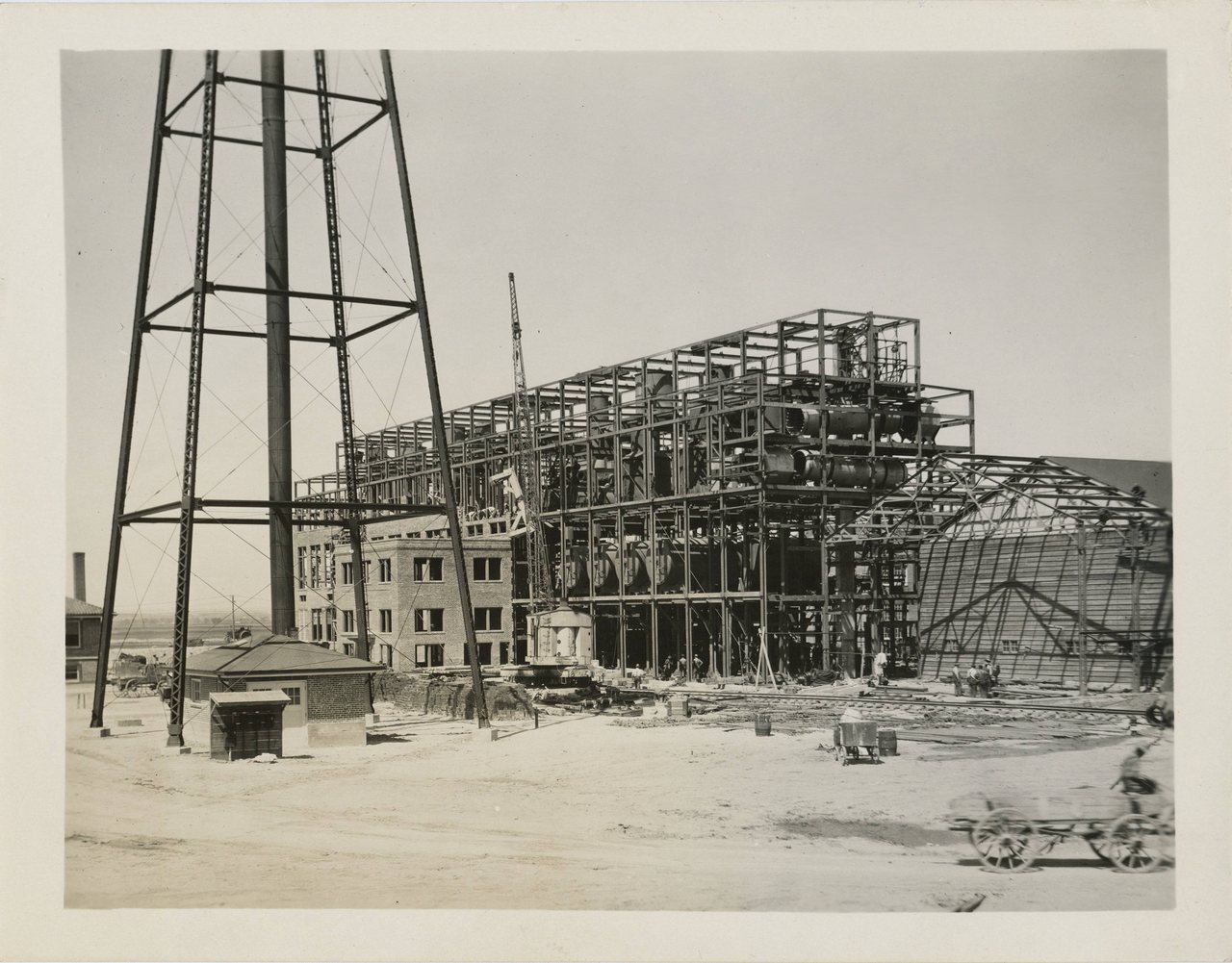 Nebraska - Lyman - factory - construction, 1927-edited