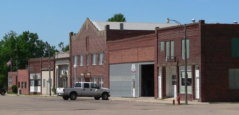 Upland, Nebraska Prairie Ave from Railway St