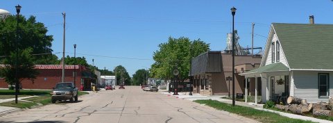 Eagle, Nebraska 4th Street from F 2