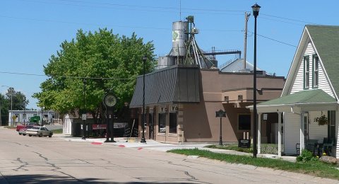 Eagle, Nebraska 4th Street from F 1