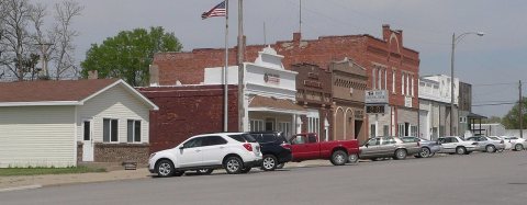 Sterling, Nebraska Broadway from Washington N side 1