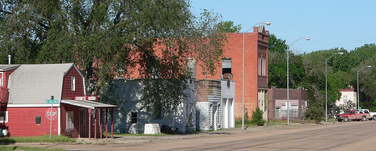 Riverton, Nebraska downtown