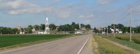 Lindsay, Nebraska from W