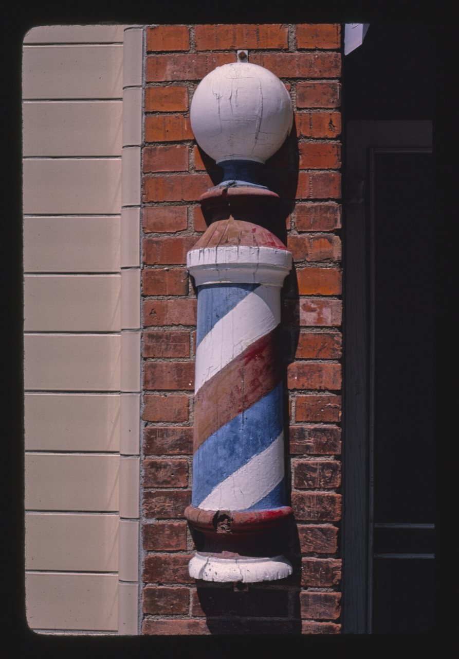 Barber pole, 4th Street