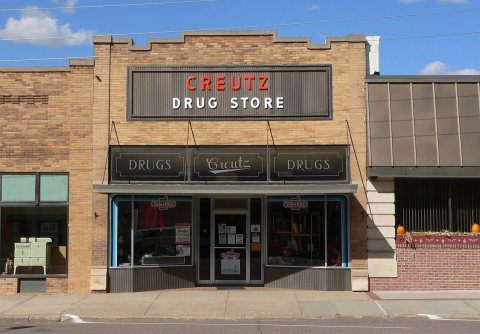 Wausa, Nebraska Broadway 09 Creutz Drug Store