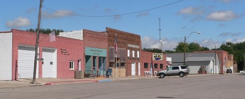 Wolbach, Nebraska Center from Kendell 1