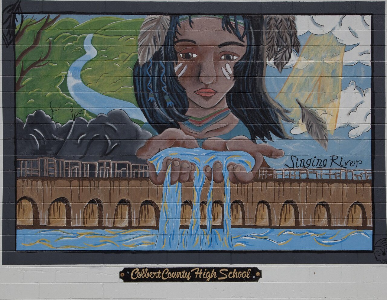 Mural at Colbert County High School