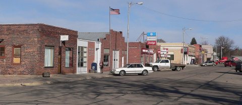 Arnold, Nebraska Walnut St face N 1