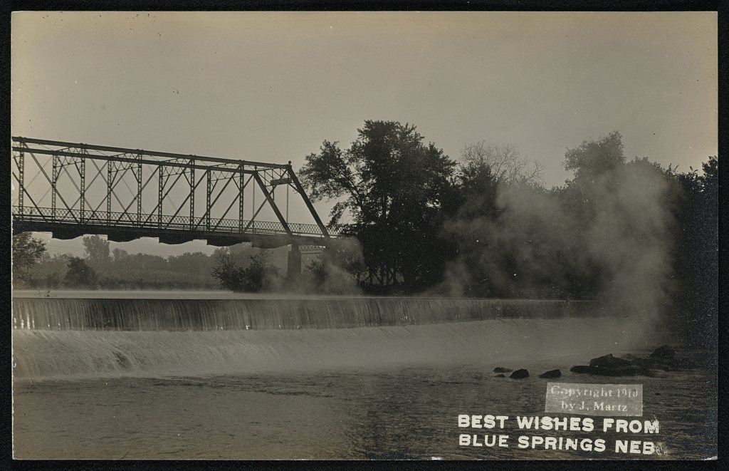 Best wishes from Blue Springs, Neb