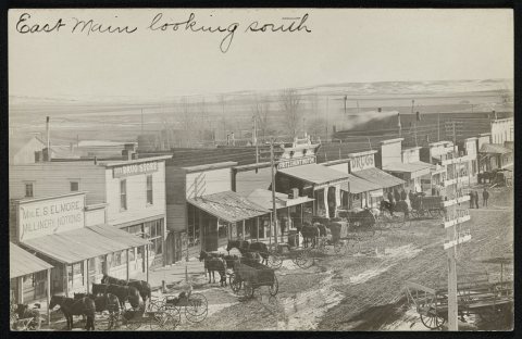 East Main, looking south