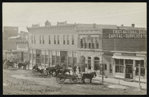 West Main, looking south