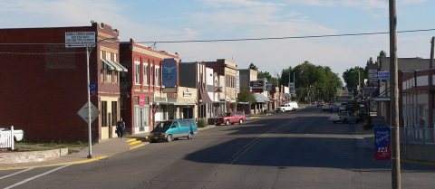 Kimball, Nebraska Chestnut from RR overpass