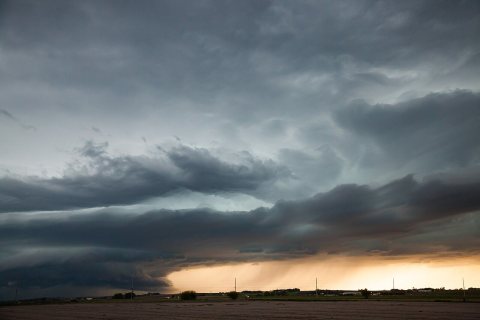 Schuyler - Nebraska - Stormy sunset