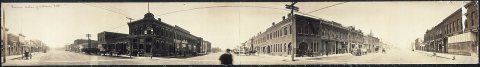 Business district of Alliance, Nebraska 1908